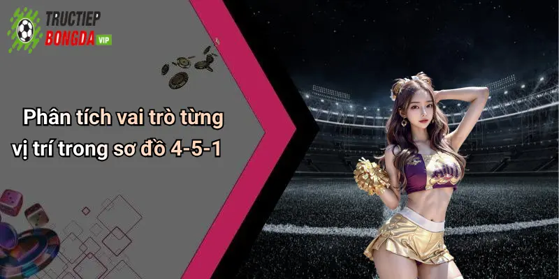 Phân tích vai trò từng vị trí trong sơ đồ 4-5-1