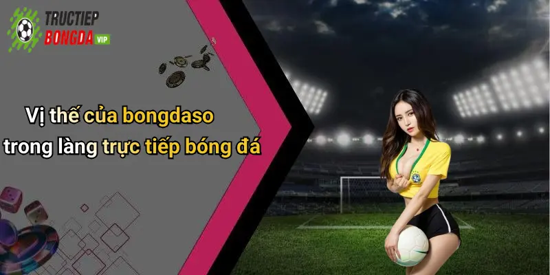 Vị thế của bongdaso trong làng trực tiếp bóng đá
