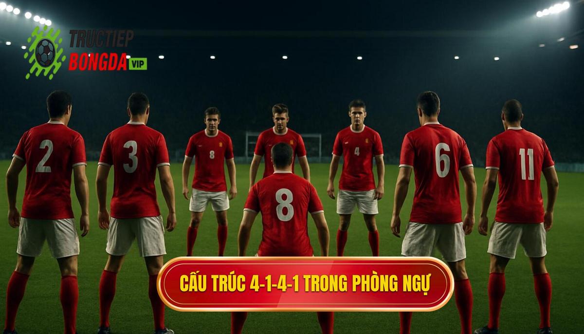 Sơ Lược Về Cấu Trúc 4-1-4-1 Phòng Ngự