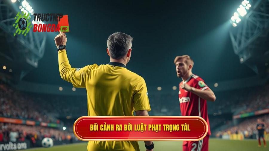 1. Bối cảnh ra đời Luật phạt trọng tài.