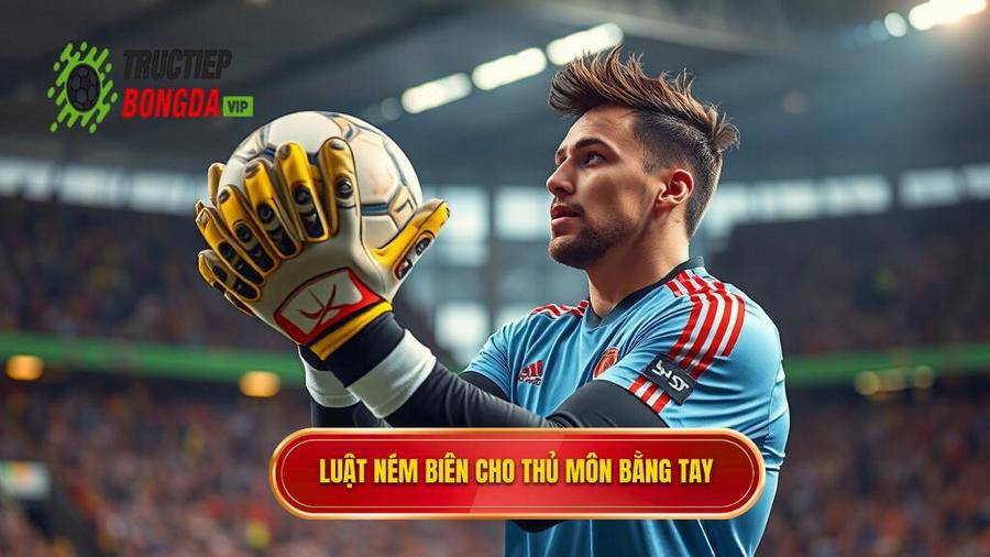 1. Luật ném biên cho thủ môn bằng tay