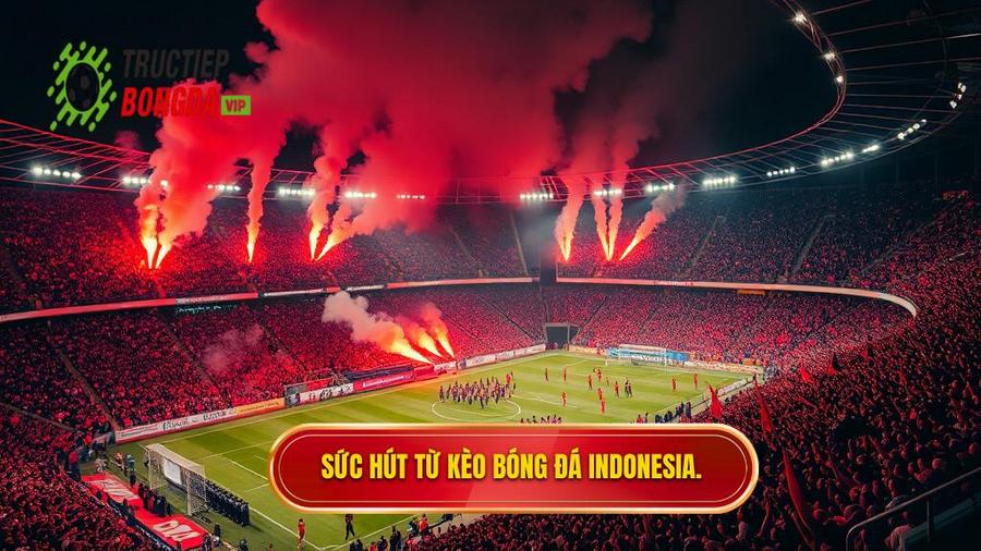 Sức hút khó cưỡng từ kèo bóng đá Indonesia