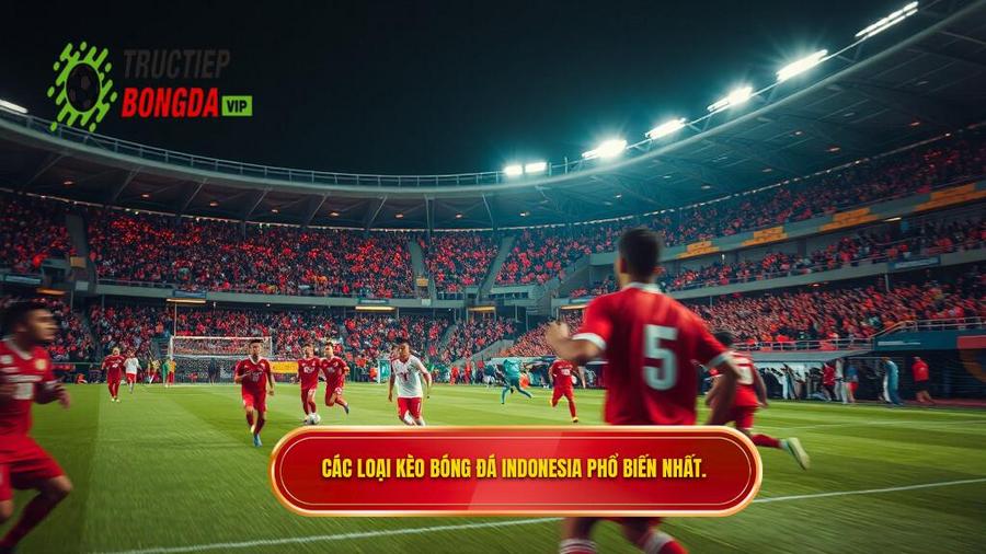 Các loại kèo bóng đá Indonesia phổ biến nhất hiện nay