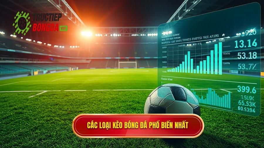 2. Các loại kèo bóng đá phổ biến nhất