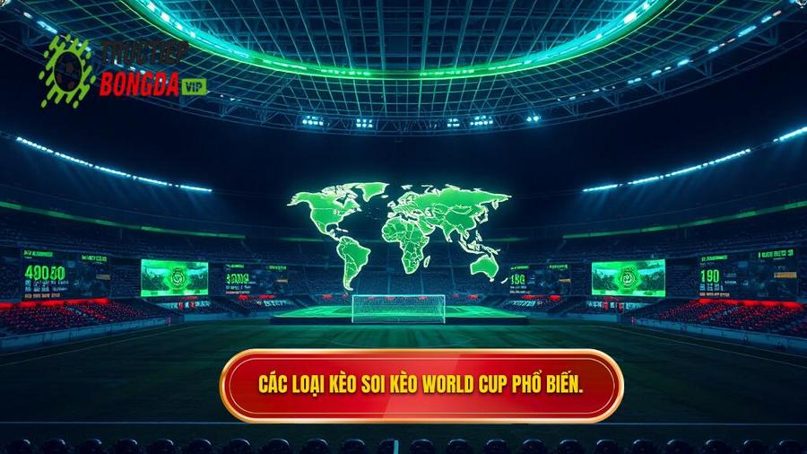 2. Các loại kèo soi kèo World Cup phổ biến.