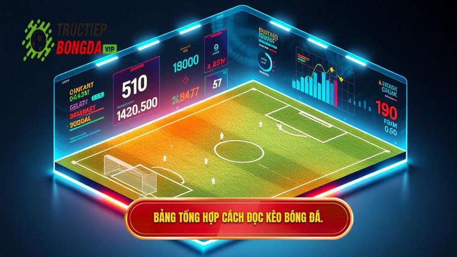 3. Bảng tổng hợp cách đọc kèo bóng đá.